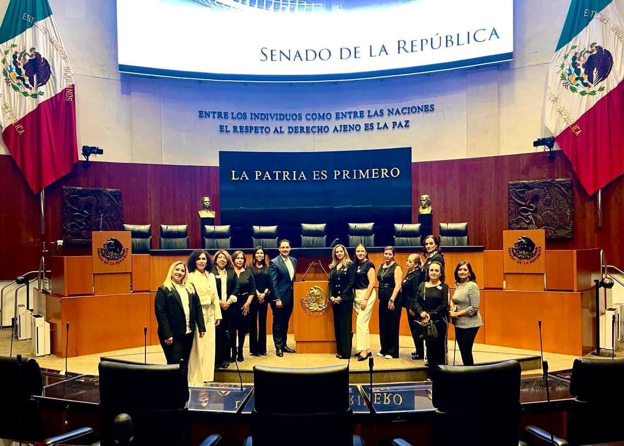 Memac Visita la camara de Senadores